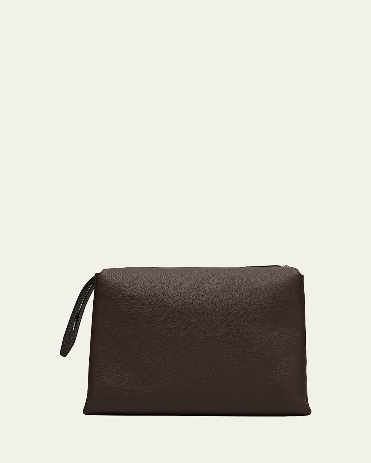 The Row Nu Twin Crossbody In Lux Grained Calfskin In Brown