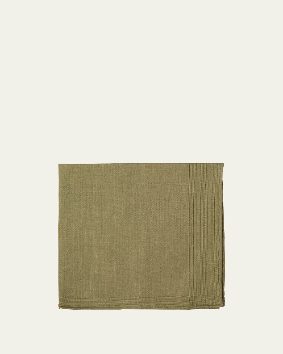 Simonnot Godard Men's Tonal Stripe Handkerchief