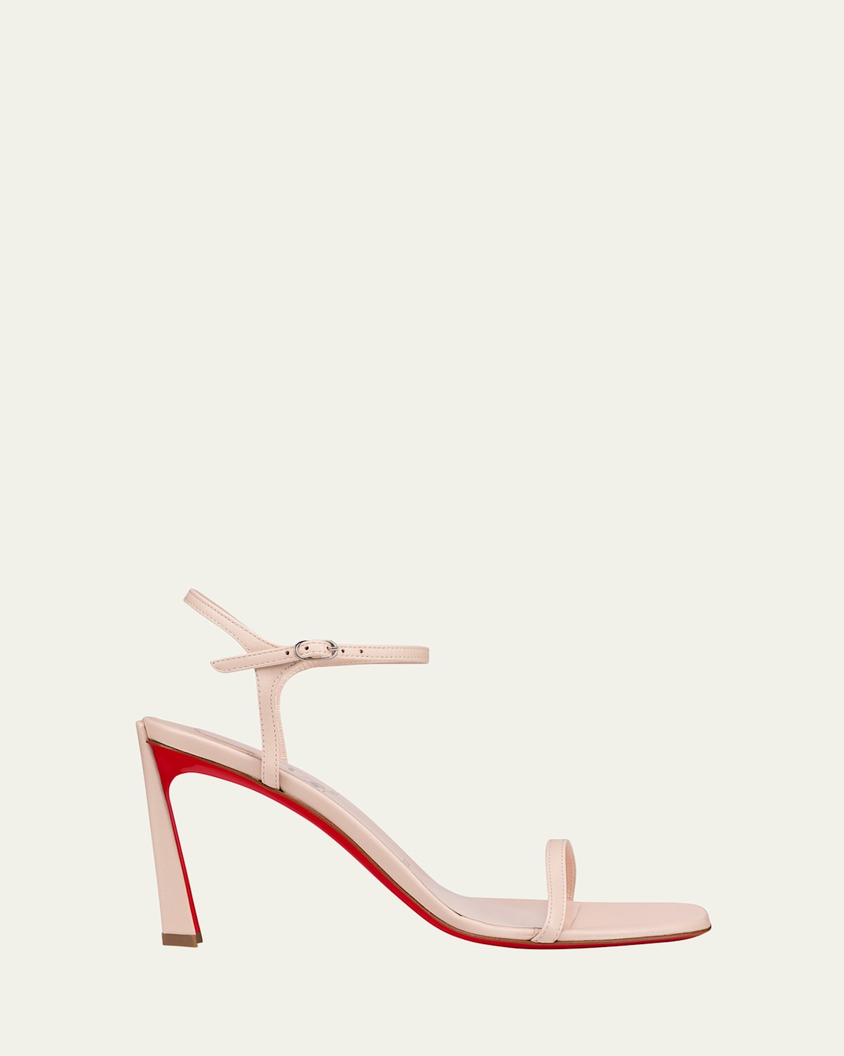 Christian Louboutin Condora 85mm Leather Sandals In Leche