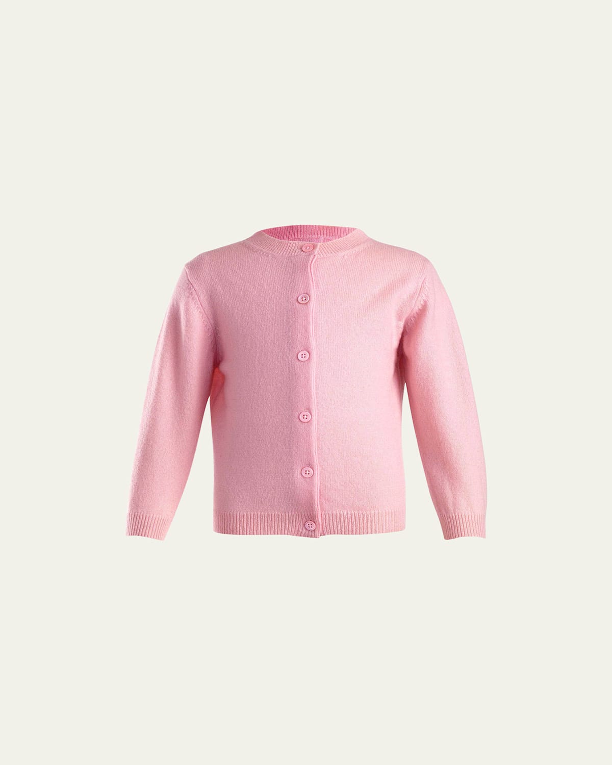 Rachel Riley Kids' Girl's Cashmere Cardigan In Pink