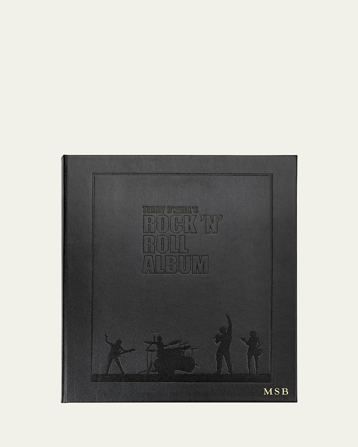 Graphic Image Terry O'neill's Rock N Roll Album - Personalized In Black