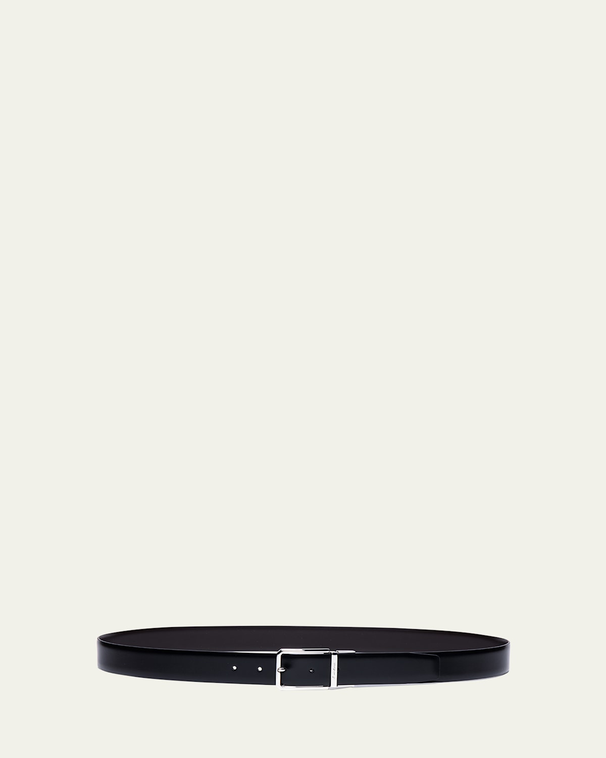 Men's Smooth Leather Reversible Belt