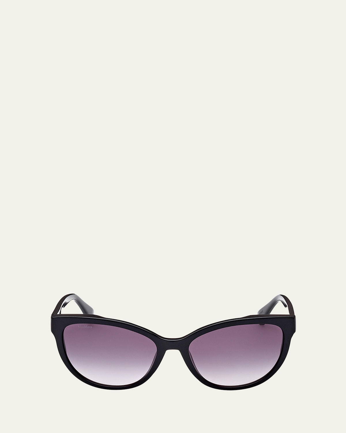 MAX MARA PATTERNED ROUND ACETATE SUNGLASSES