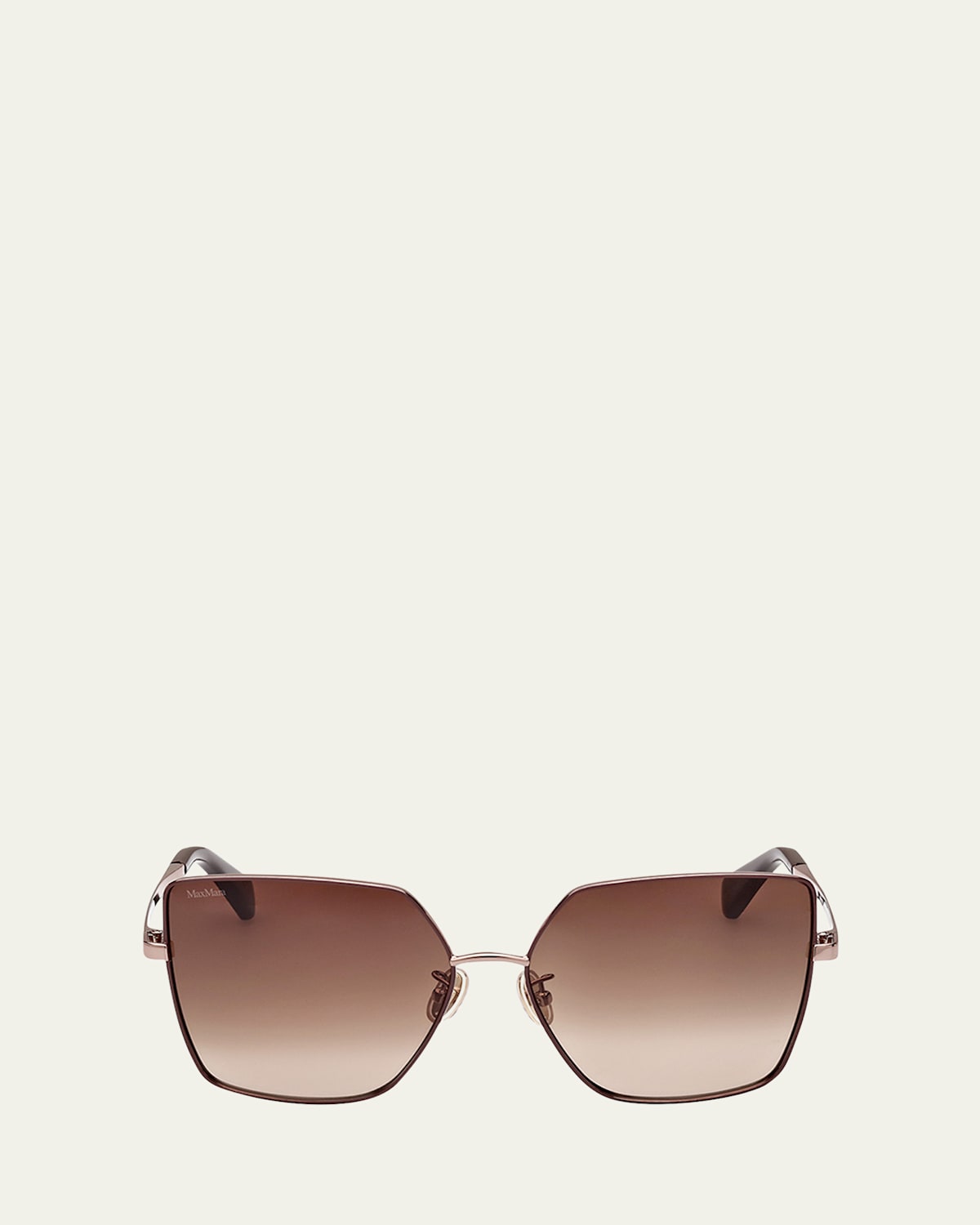 Max Mara Natalia 60mm Butterfly Sunglasses In Brown