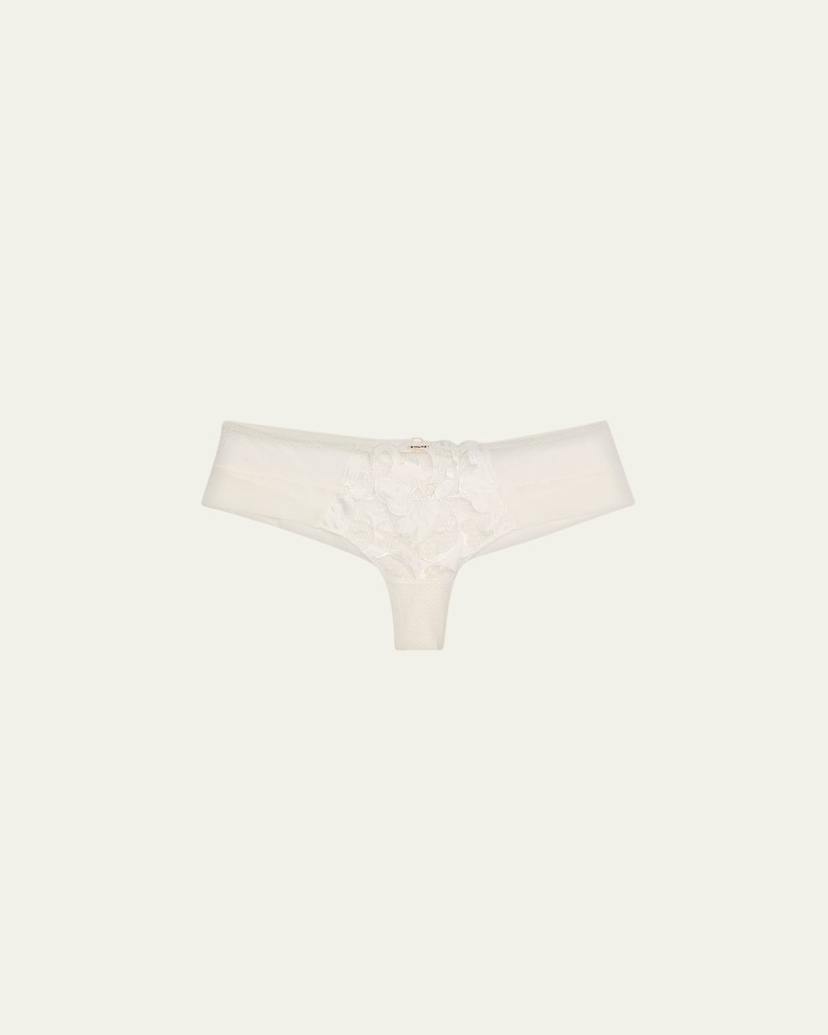 Fleurs Floral Velvet Tulle Hipster Briefs