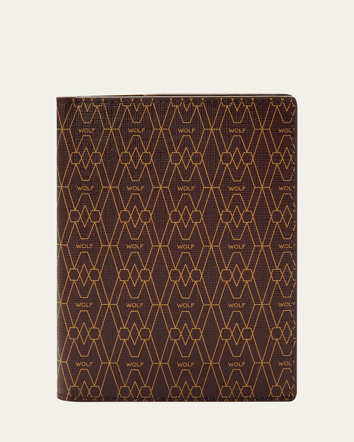 Wolf Men's Signature Passport Sleeve In Brown