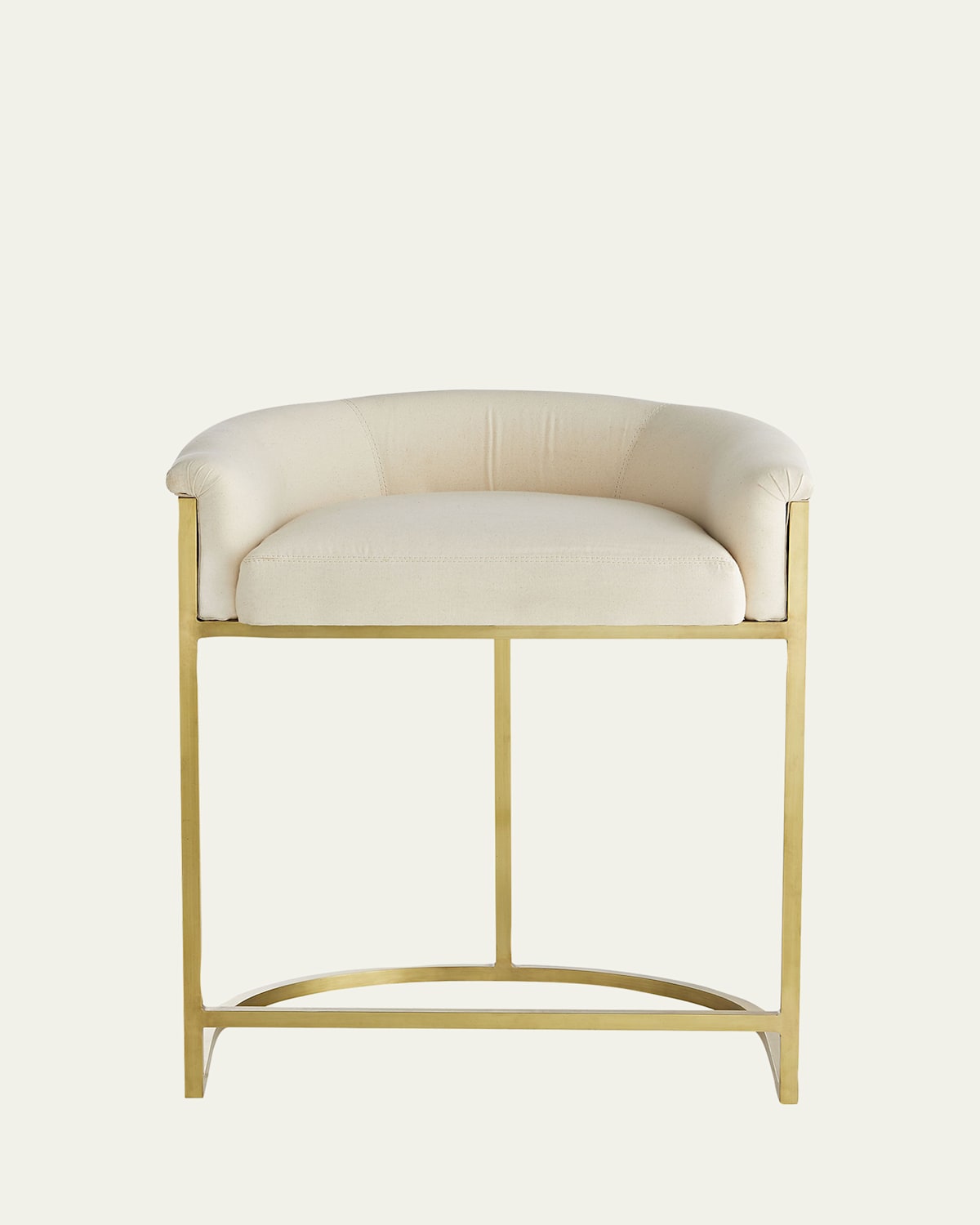 Arteriors Calvin Counter Stool In White