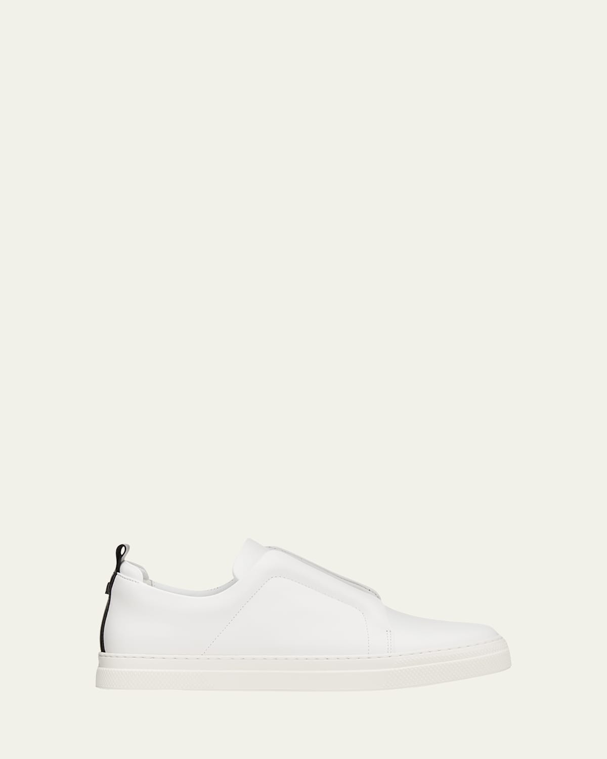 Laceless Leather Low-Top Sneakers
