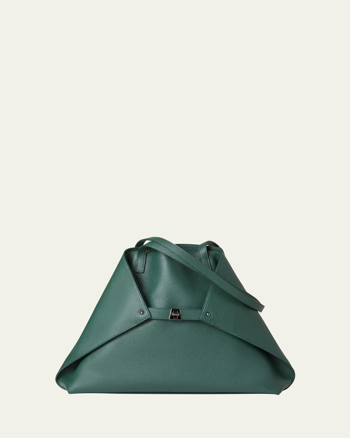 AKRIS AI MEDIUM CALF LEATHER SHOULDER BAG 