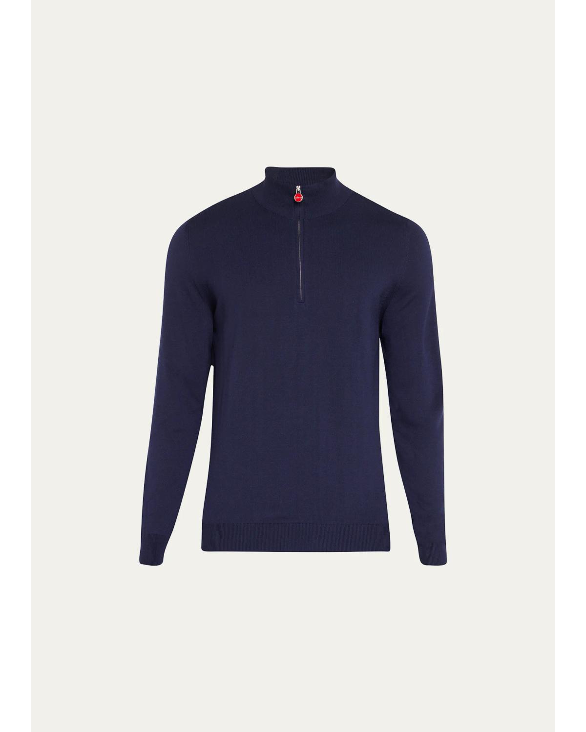 Men'S Wool Half-Zip Sweater