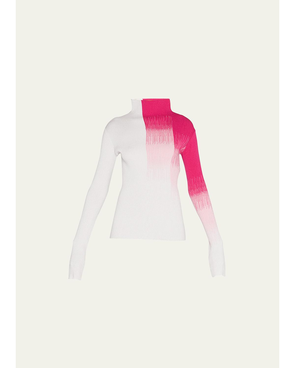 Ombre Turtleneck Sweater