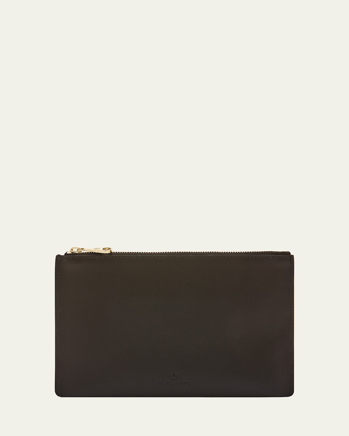 Oliveta Zip Vacchetta Leather Card Case