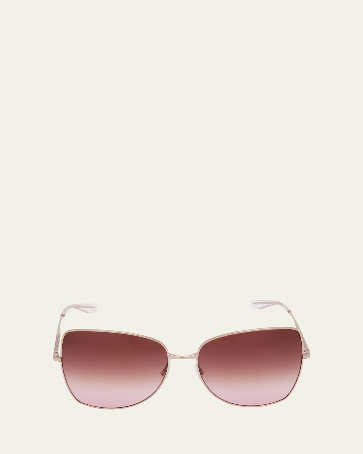 Barton Perreira Vilua Mixed-media Butterfly Sunglasses In Brown