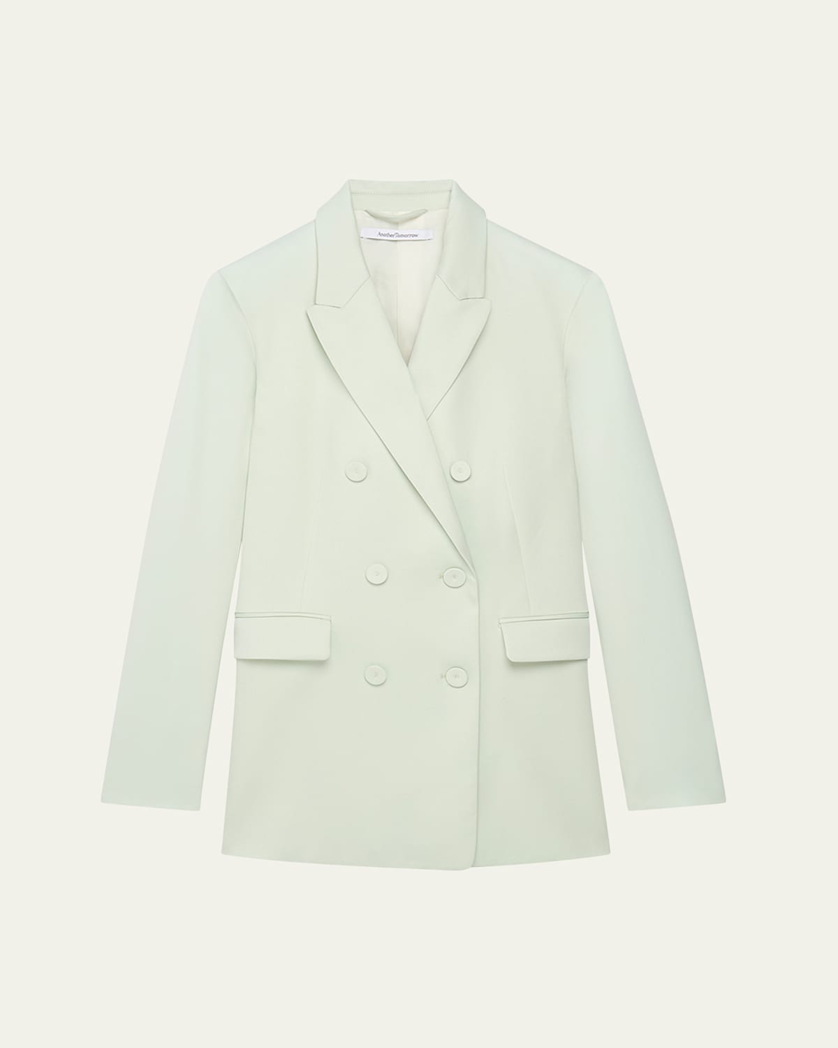 ANOTHER TOMORROW MERINO WOOL BLAZER JACKET 