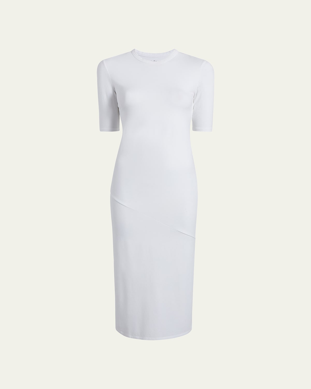Fitted Midi Dress w/ Elbow Sleeves