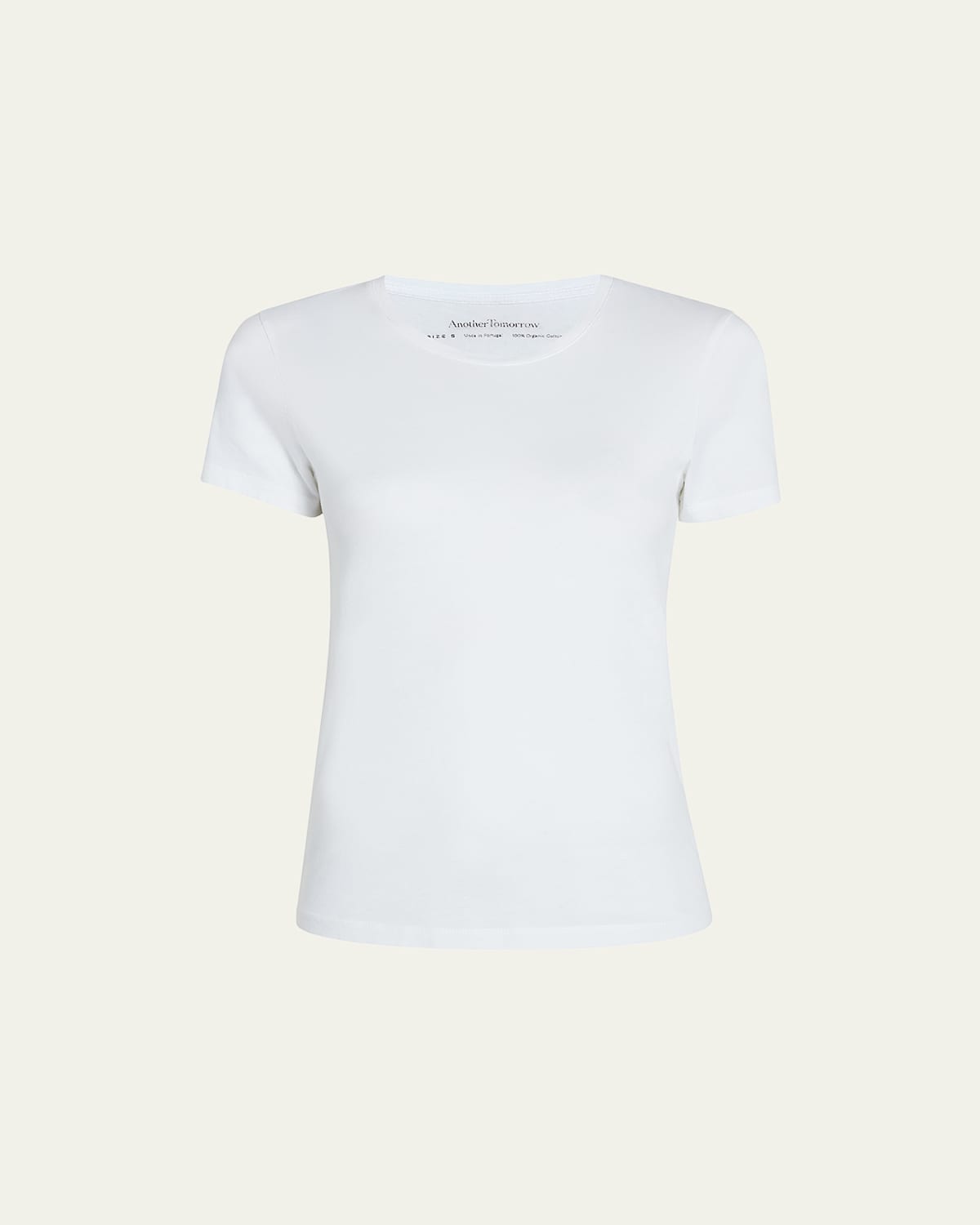 Crew-Neck Cotton Tee