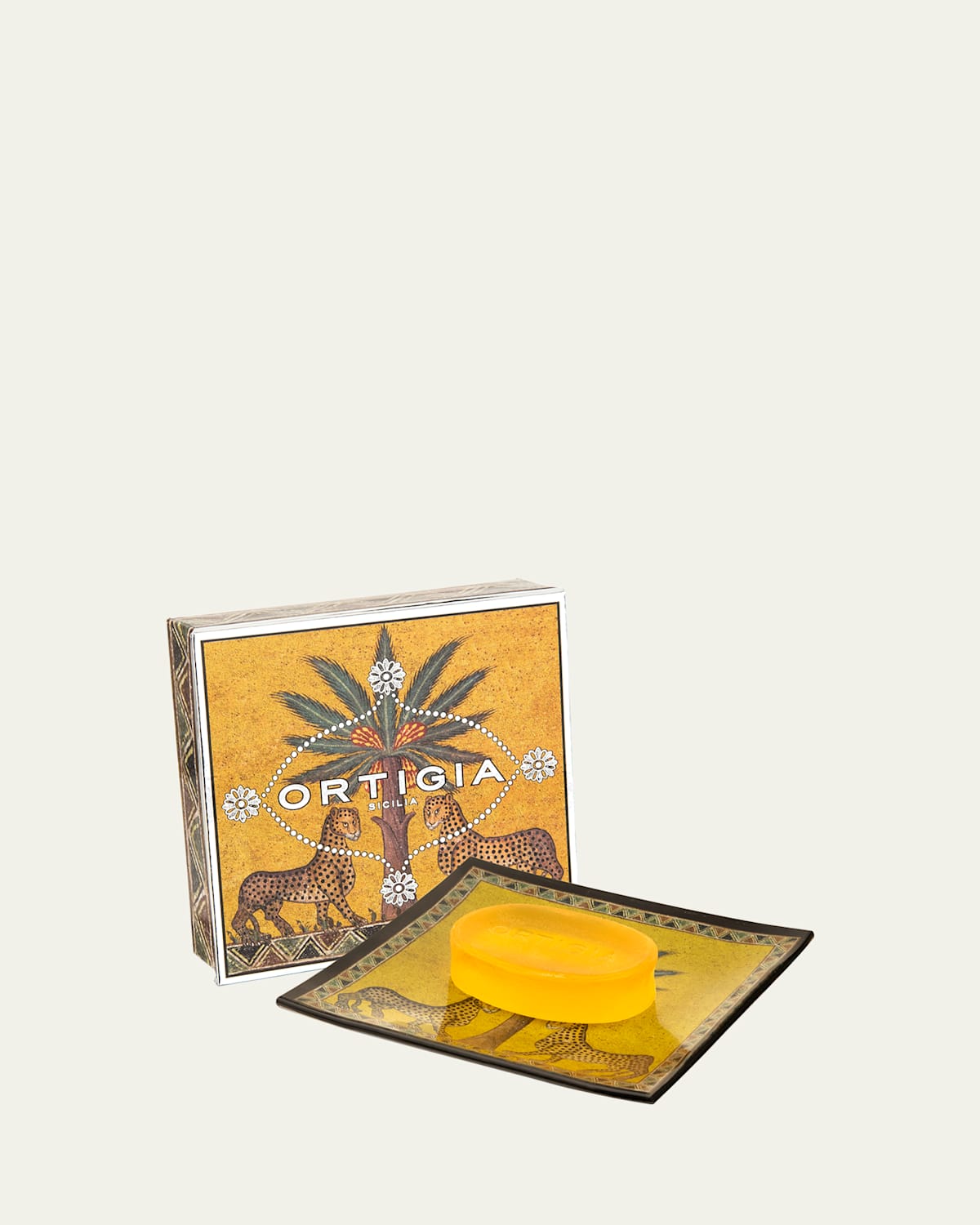 Ortigia Zagara Glass Plate & Soap Set | Thumbnail 4 Ortigia Zagara Glass Plate & Soap Set | Thumbnail 4