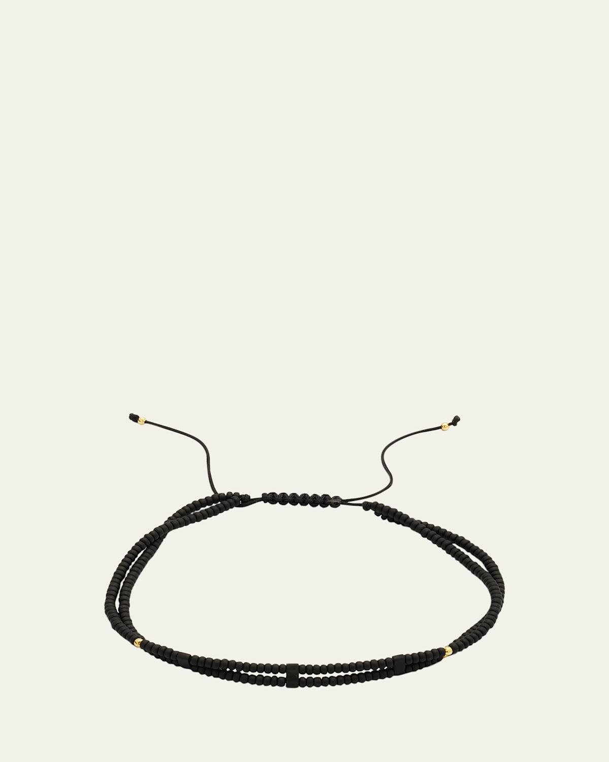 Men's Double Strand Micro-Bead Bracelet