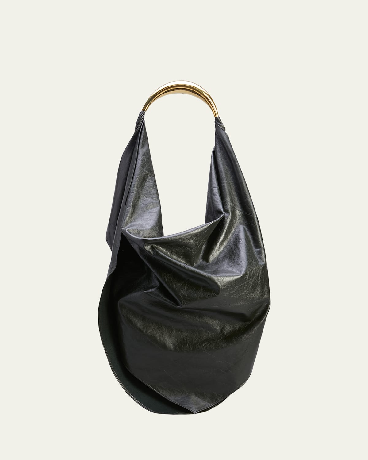 Bottega Veneta Foulard Bag In Dark Green