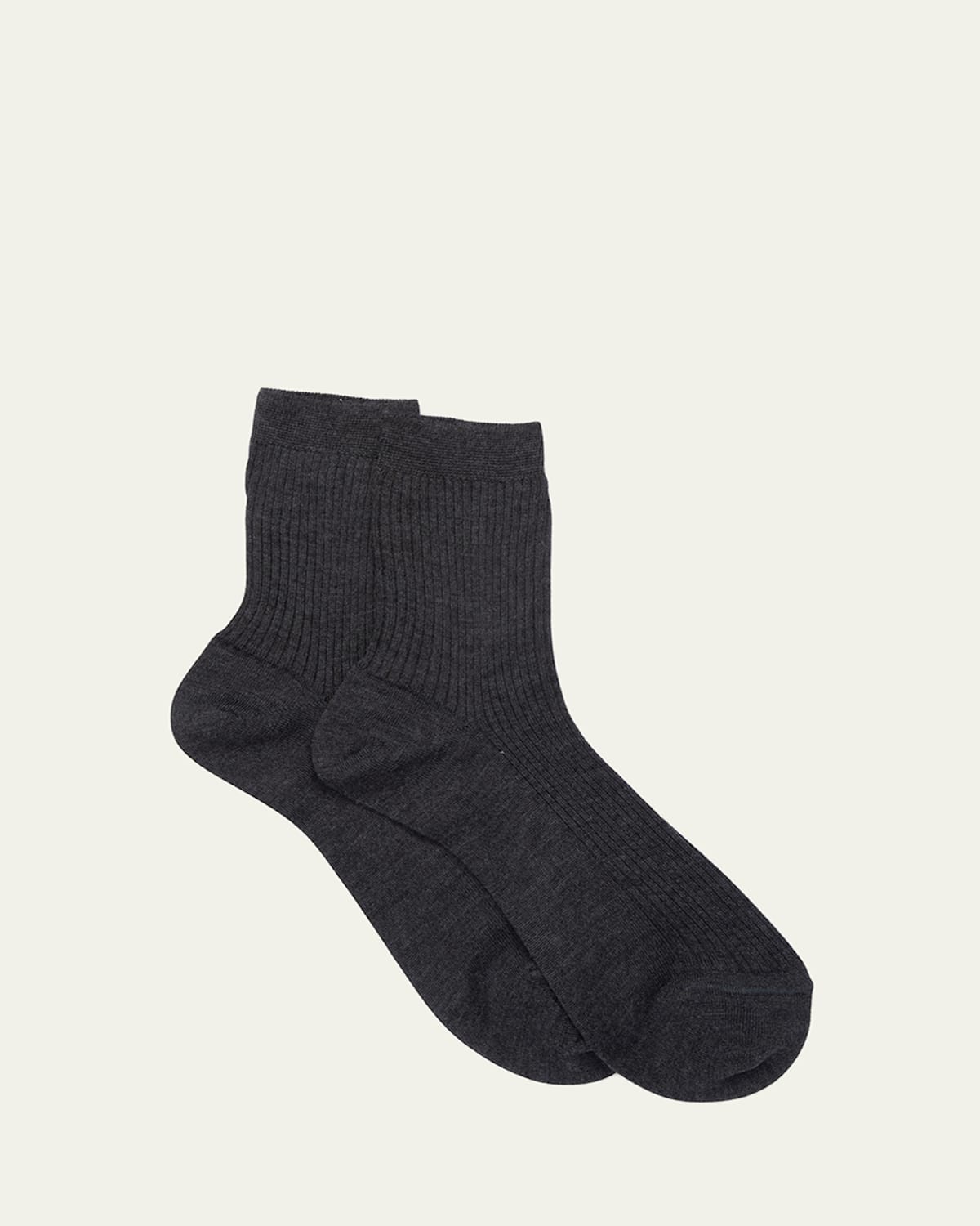 Maria La Rosa English Ribbed Cashmere Socks