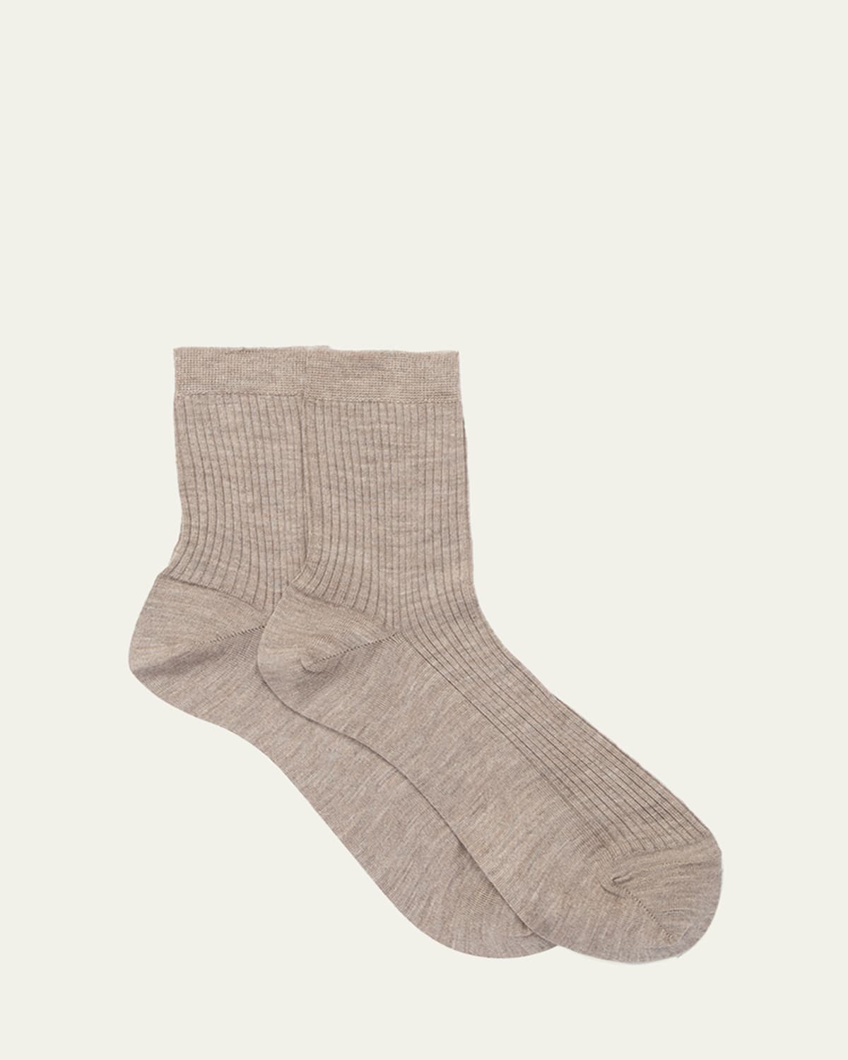 Maria La Rosa English Ribbed Cashmere Socks
