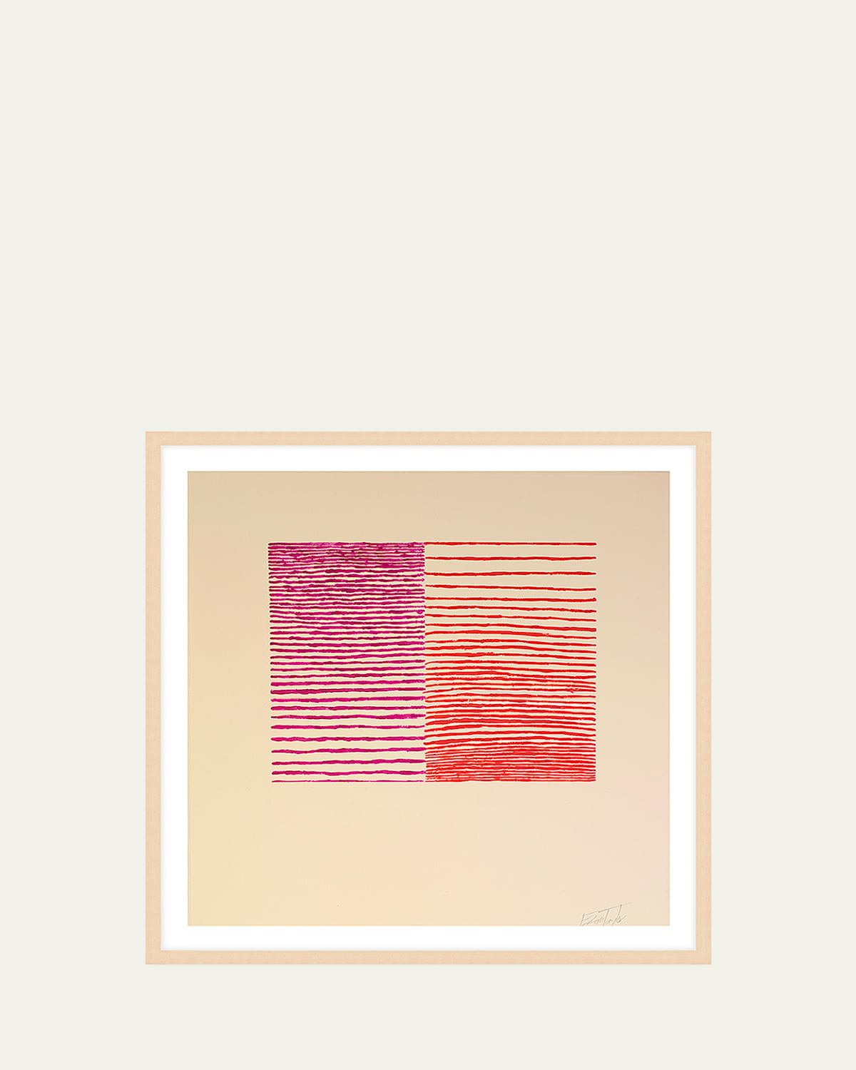RFA Fine Art "Red Magenta Ripples" Print Wall Art by Evan Taylor
