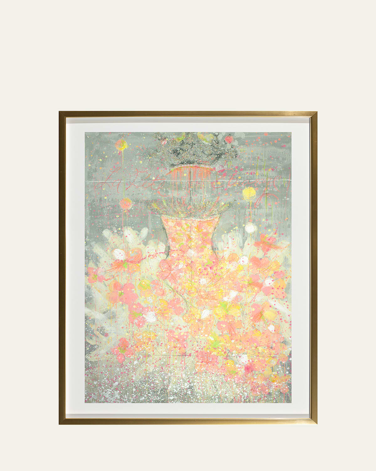 RFA Fine Art "Champagne Rose" Giclee by Lenore Gimpert