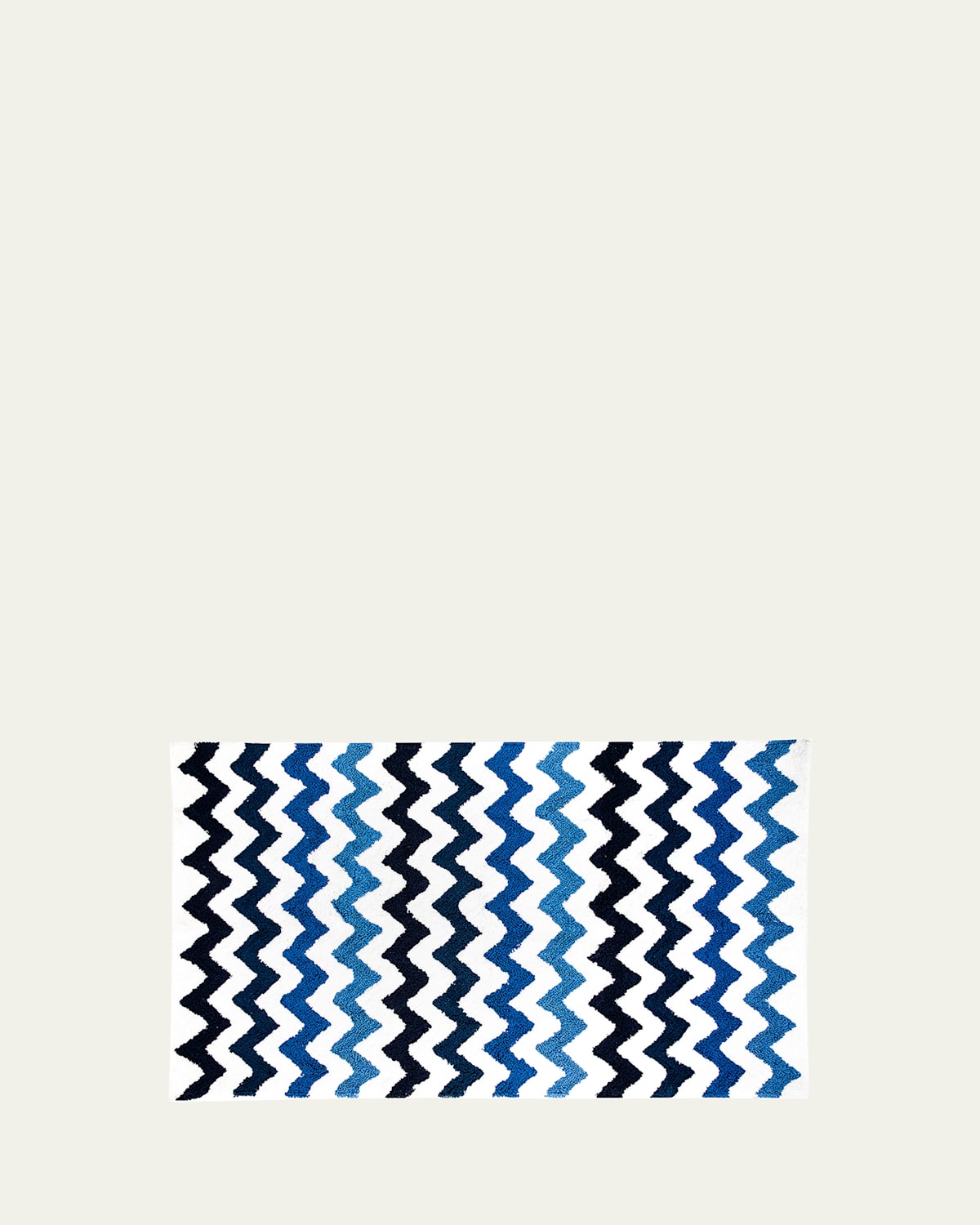 MacKenzie-Childs Royal Zig Zag Bath Rug, Large