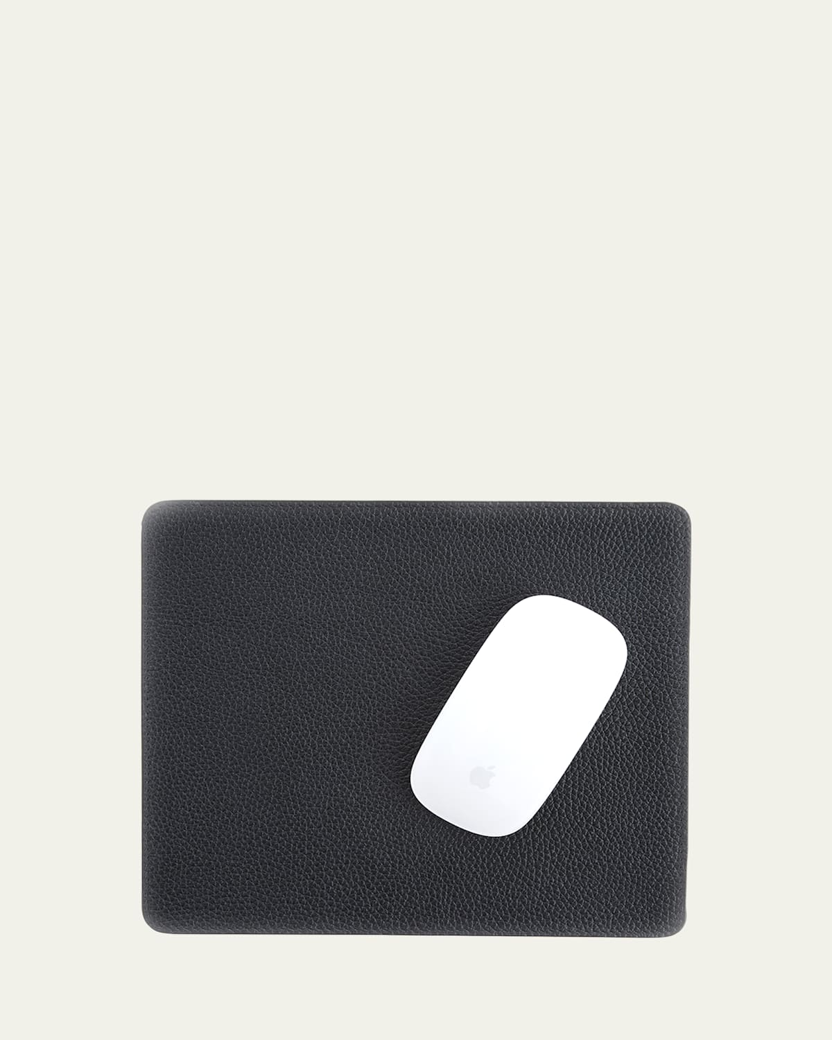 Royce New York Modern Leather Mouse Pad In Black