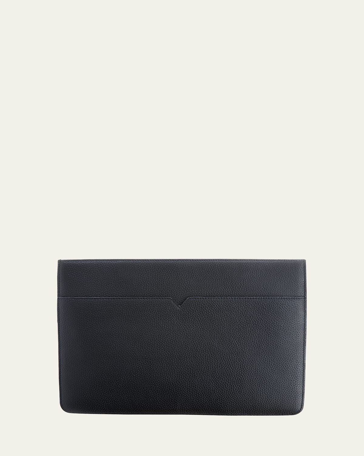 Royce New York Personalized Leather 13" Laptop Sleeve In Black