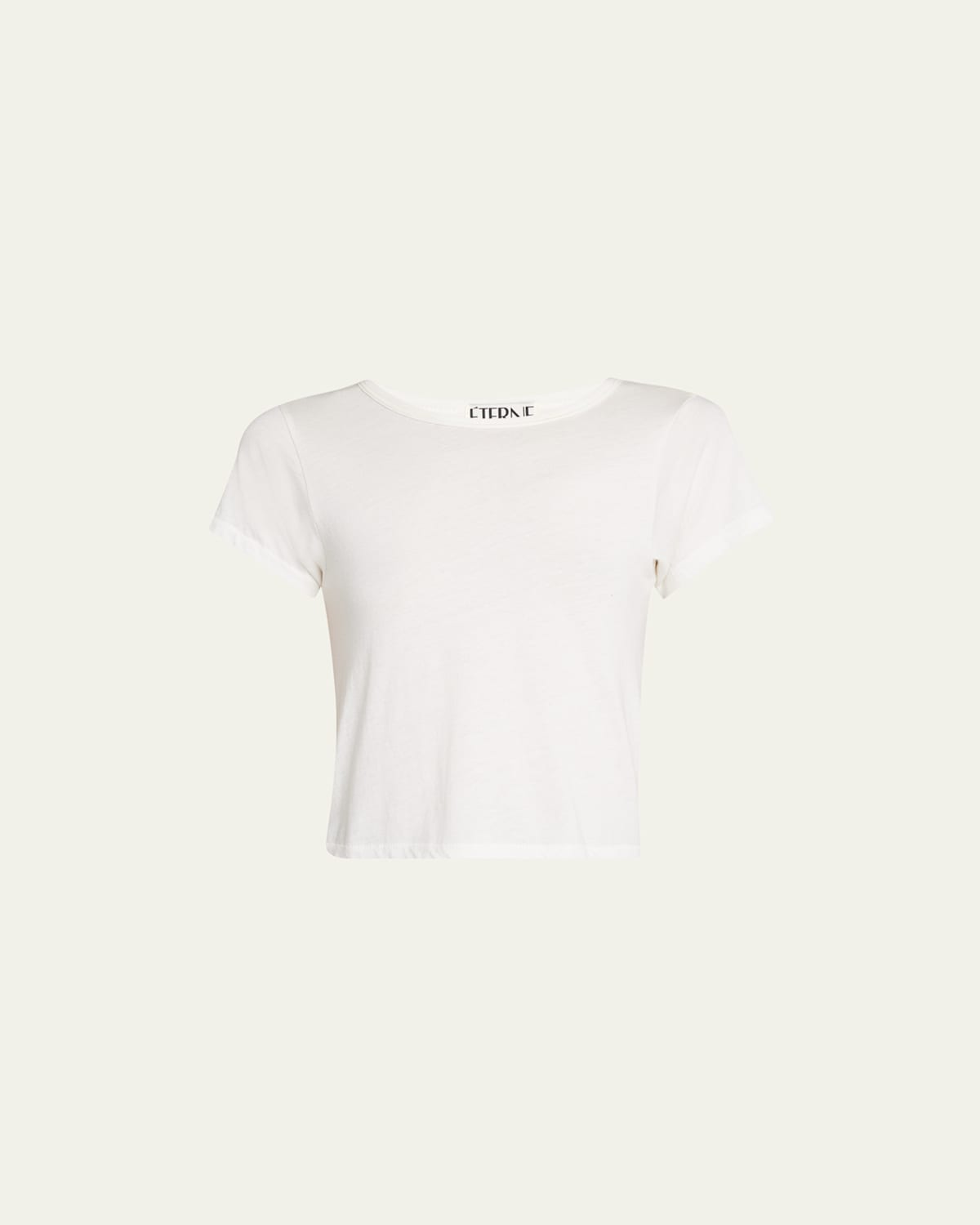 Éterne Boyfriend Pocket T-shirt In Ivory