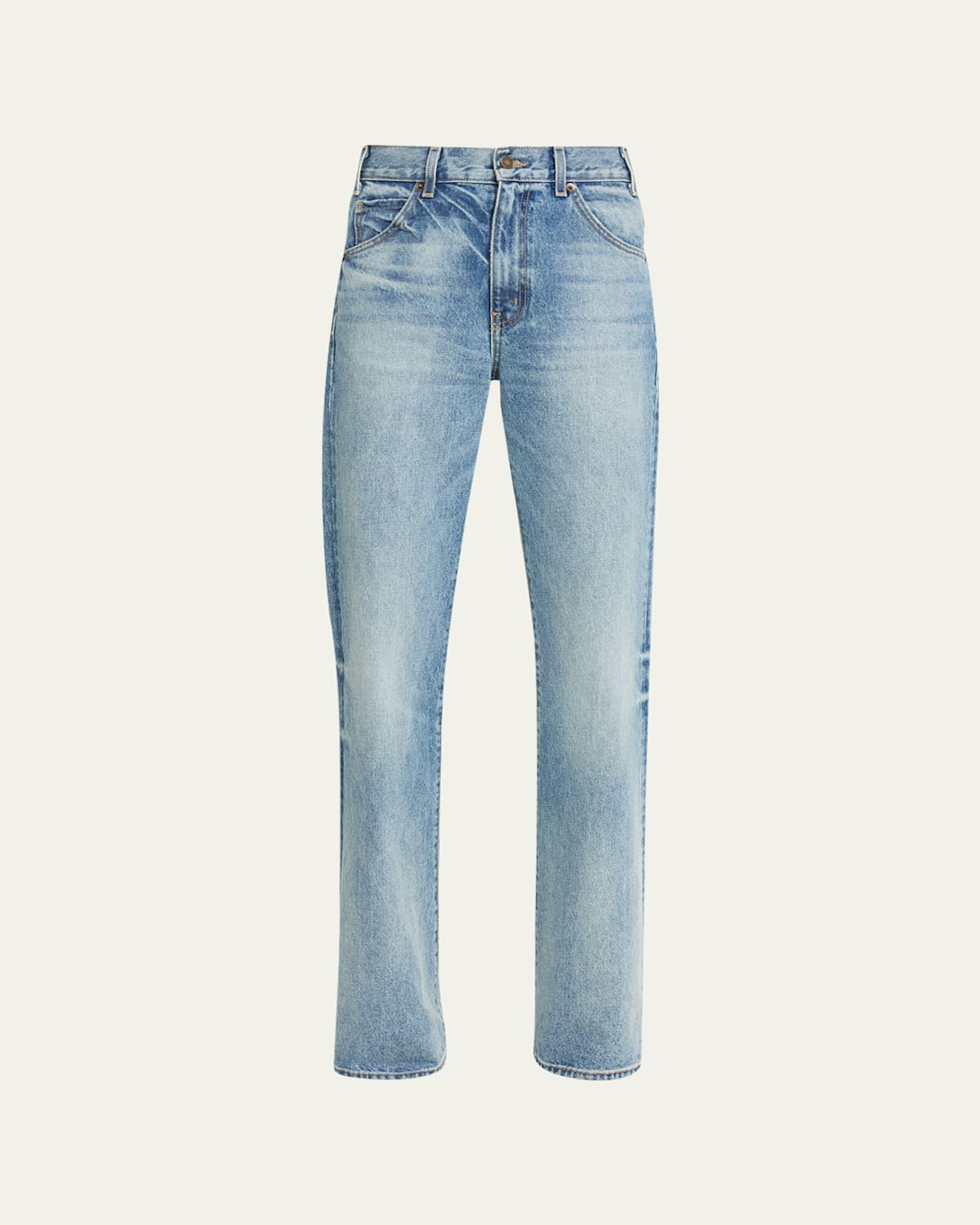 Nili Lotan Joan Straight-leg Jeans In Blue