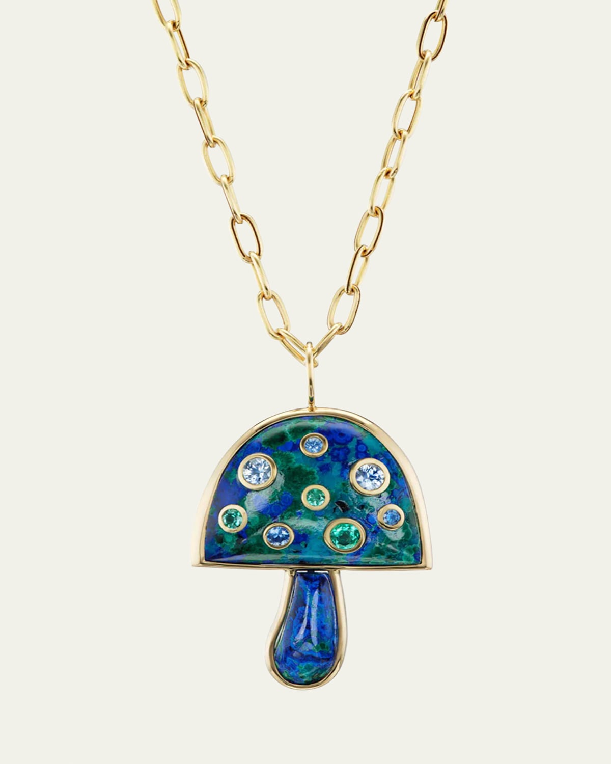 Magic Mushroom Pendant Necklace