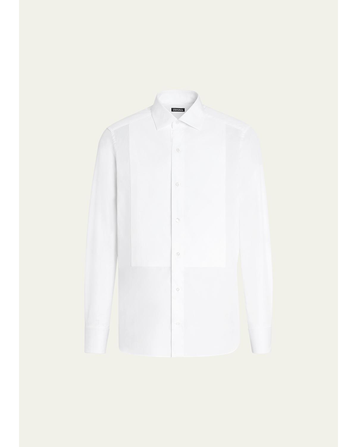 Men'S Formal Piquet Evening Shirt