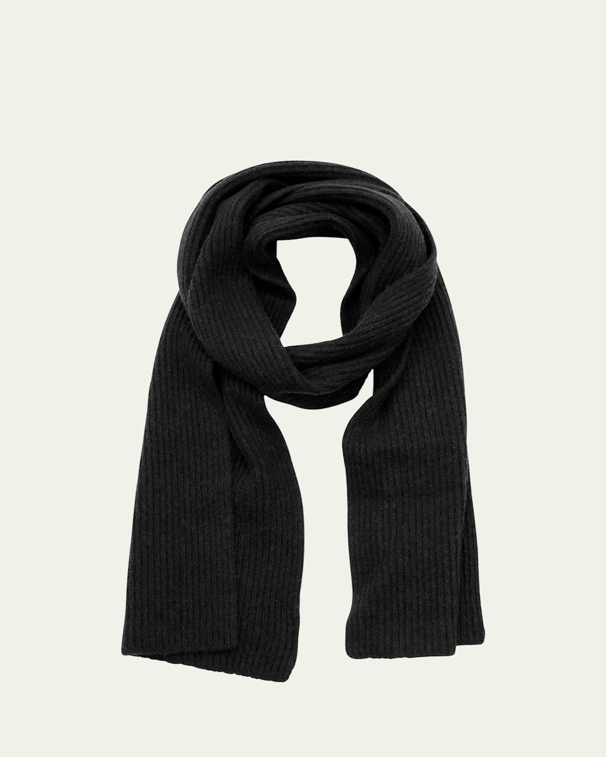 Men's Rib Cashmere Scarf