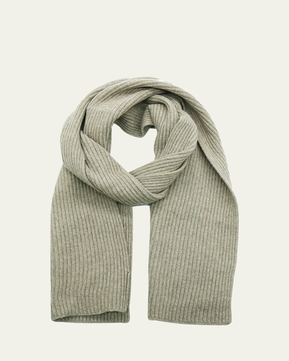 Men's Rib Cashmere Scarf