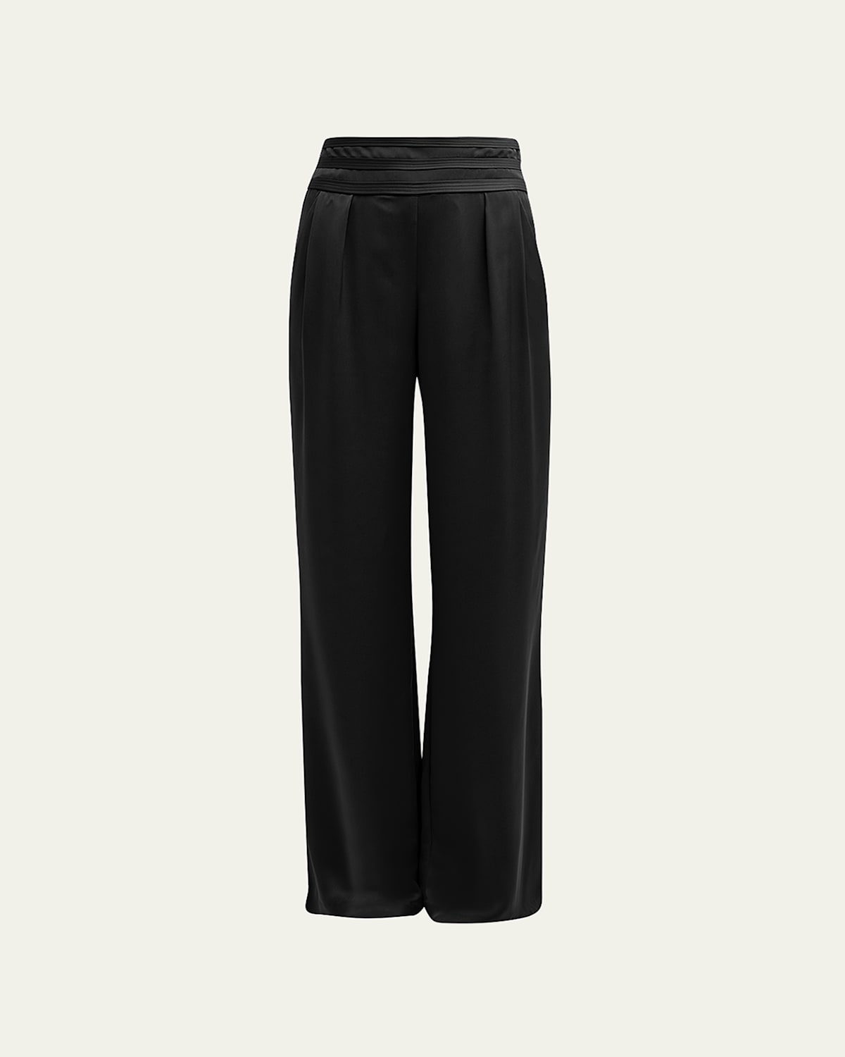 RAMY BROOK JOSS SATIN WIDE-LEG TROUSERS 