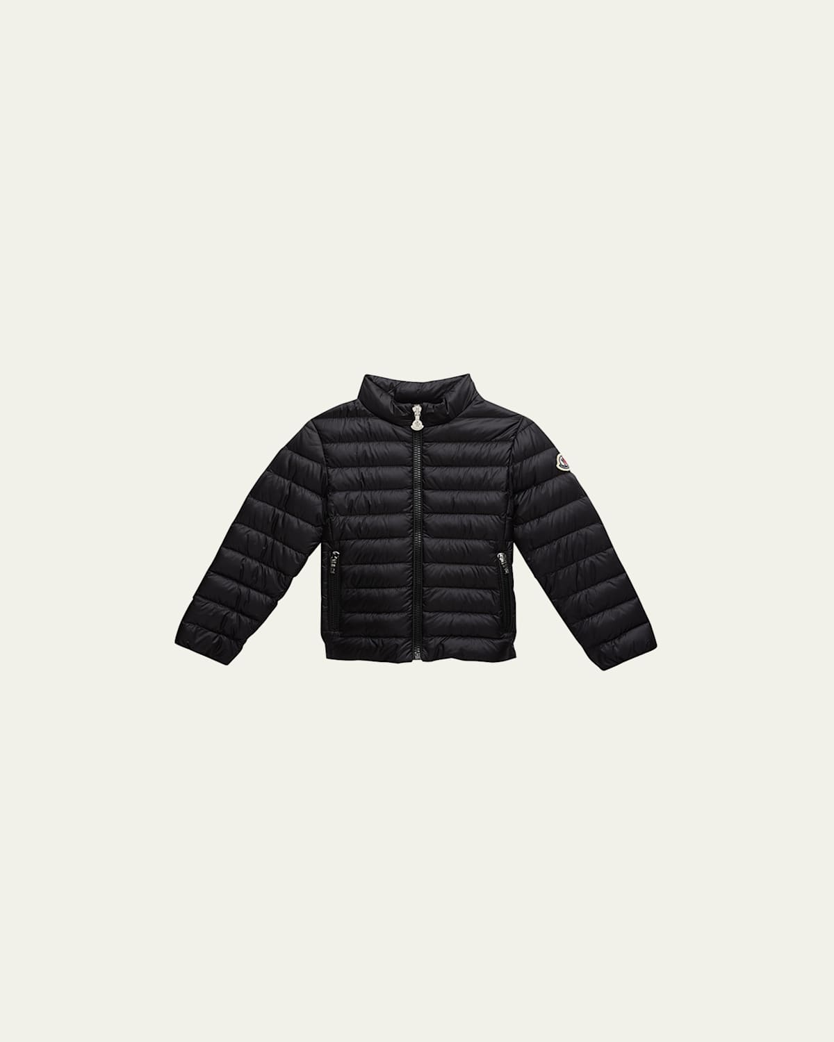 Moncler Kids Kaukura Navy Quilted Shell Jacket (8-10 Years)