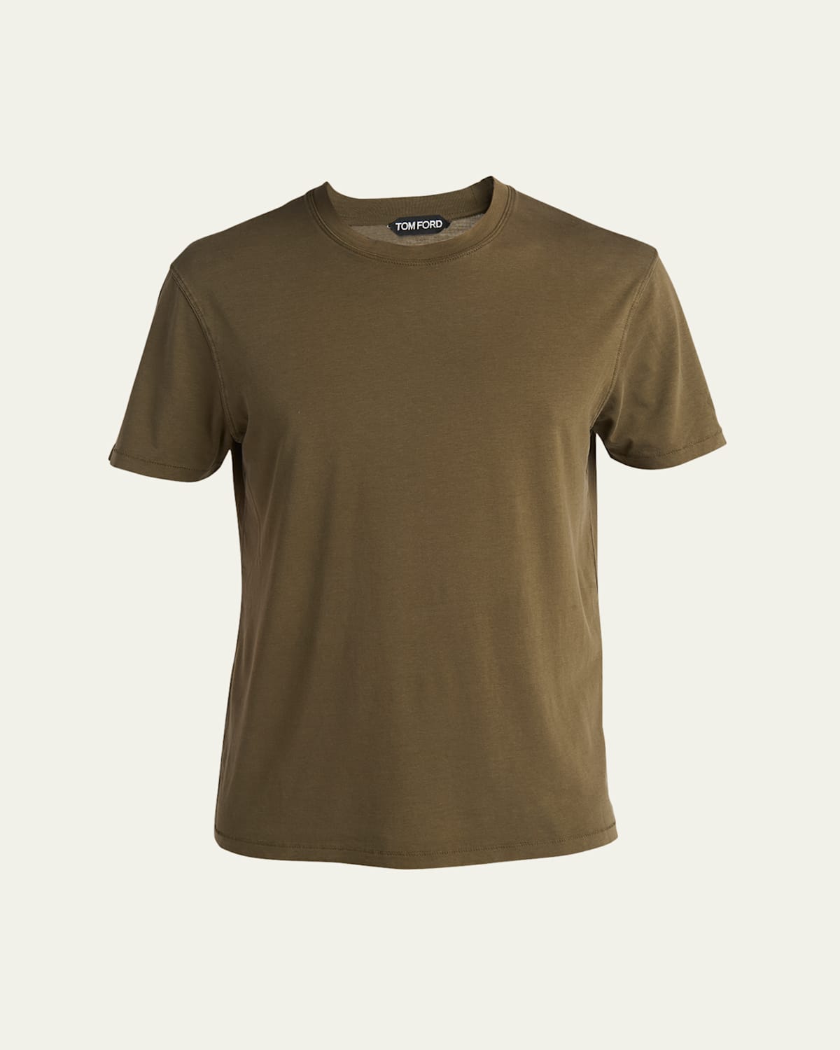 Tom Ford Men's Lyocell-cotton Crewneck T-shirt