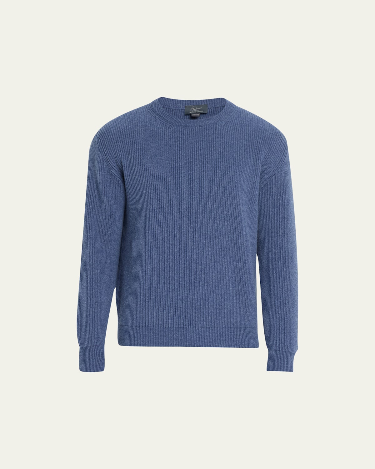 Men's Cashmere Ribbed Crewneck