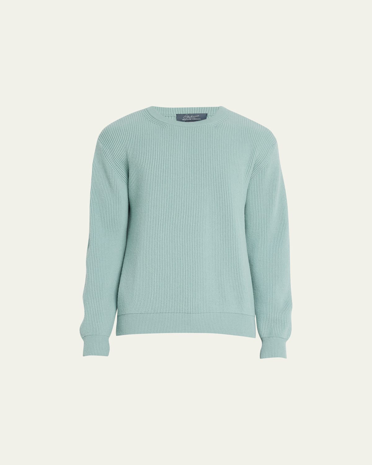 Men's Cashmere Ribbed Crewneck