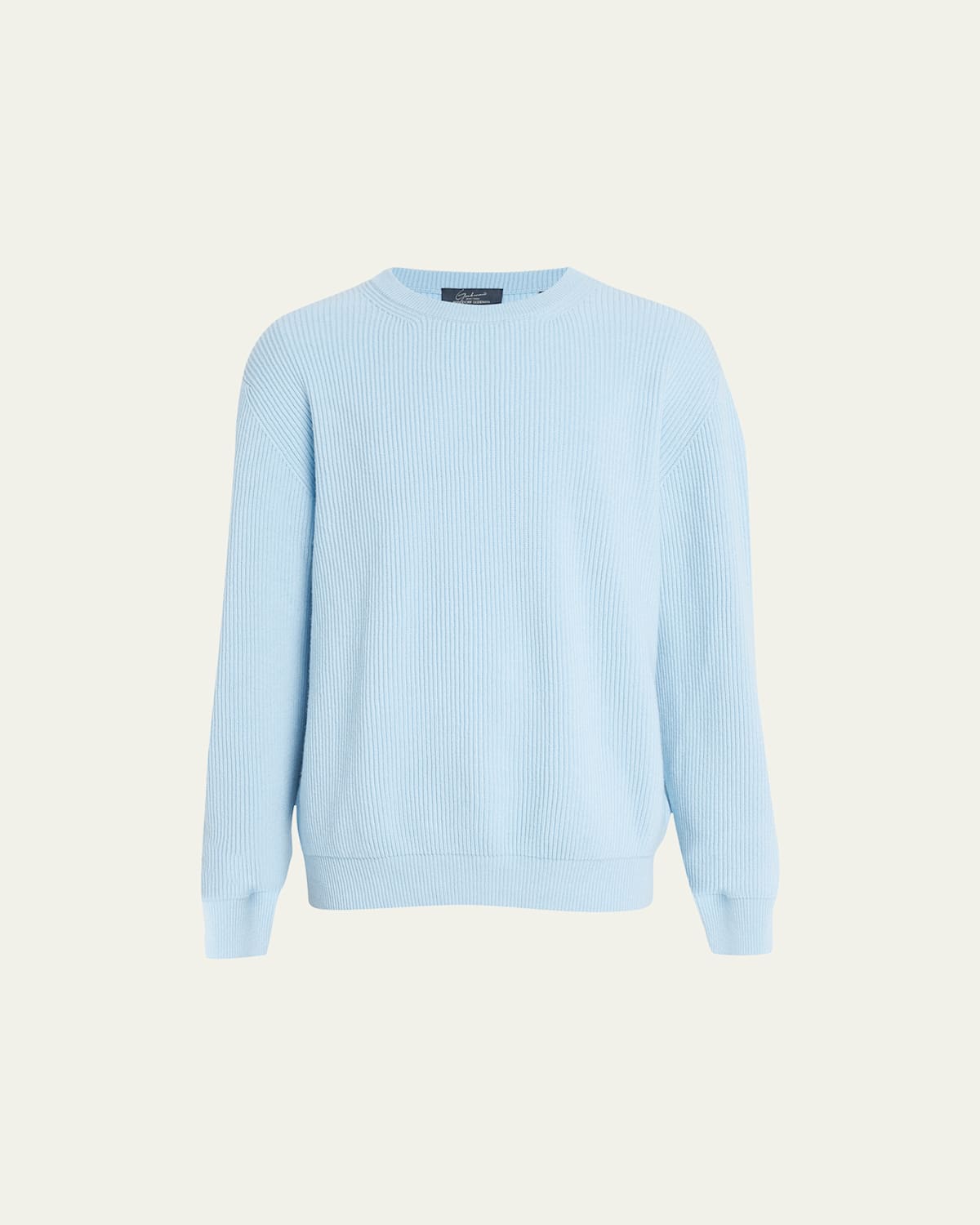 Men's Cashmere Ribbed Crewneck