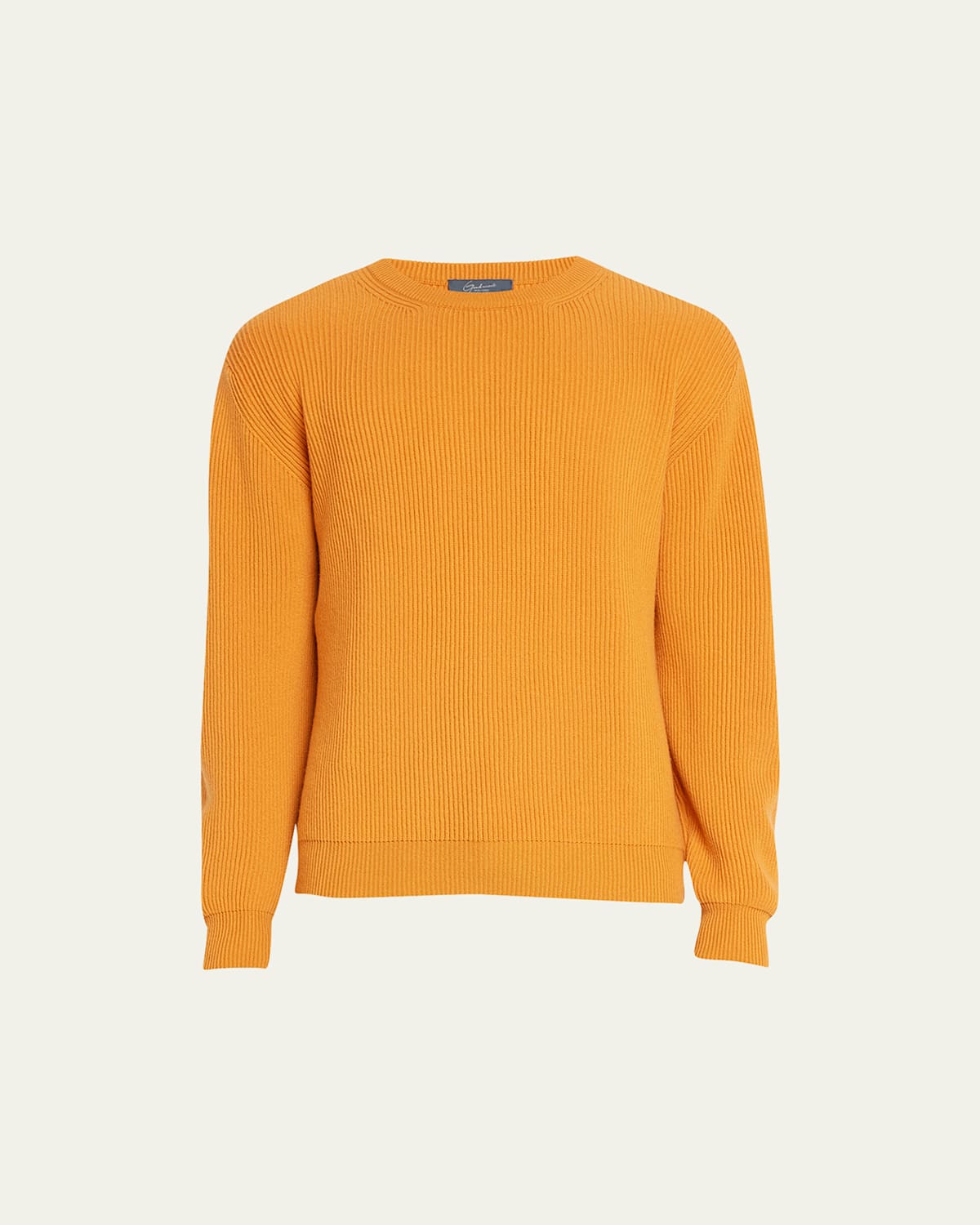 Men's Cashmere Ribbed Crewneck