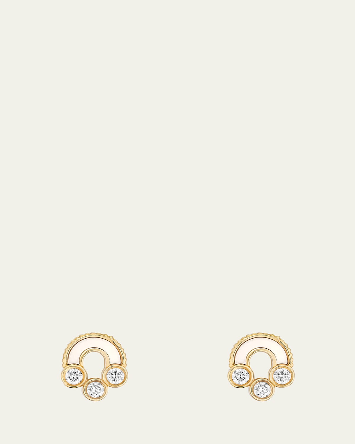 Viltier Magnetic Stud Earrings in Mother-of-Pearl