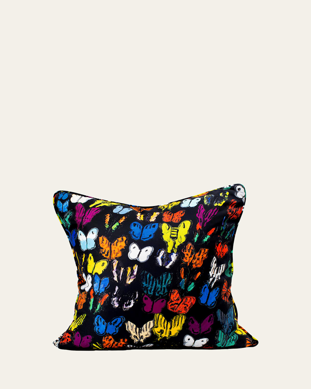 Hunt Slonem Butterflies in Flight Decorative Feather/Down Pillow