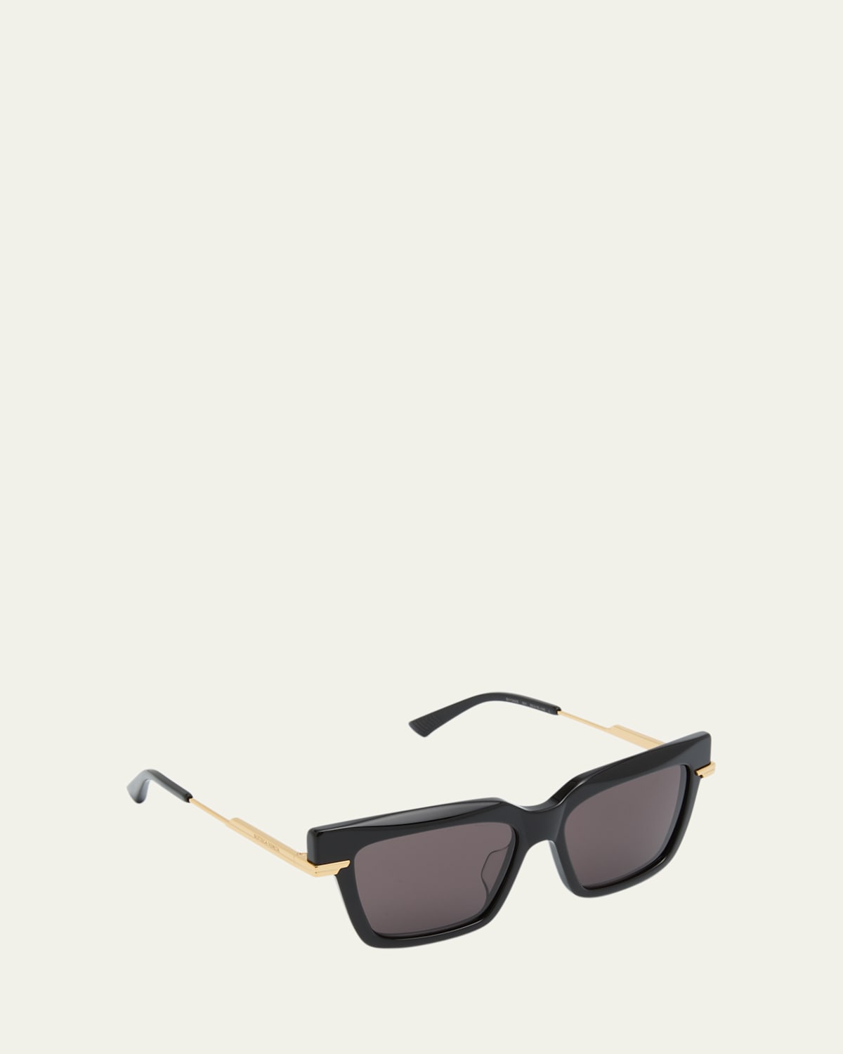Bottega Veneta Acetate Cat-eye Sunglasses In Transparent Light Yellow