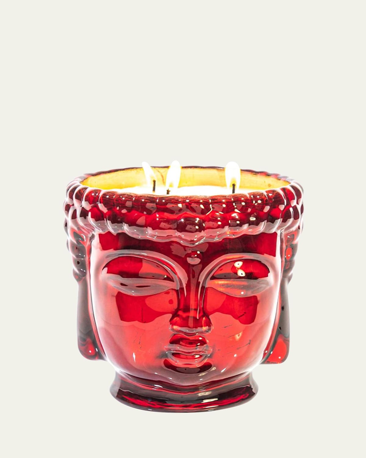 Thompson Ferrier 40 oz Elizabeth Ii Buddha Candle In Ruby Red