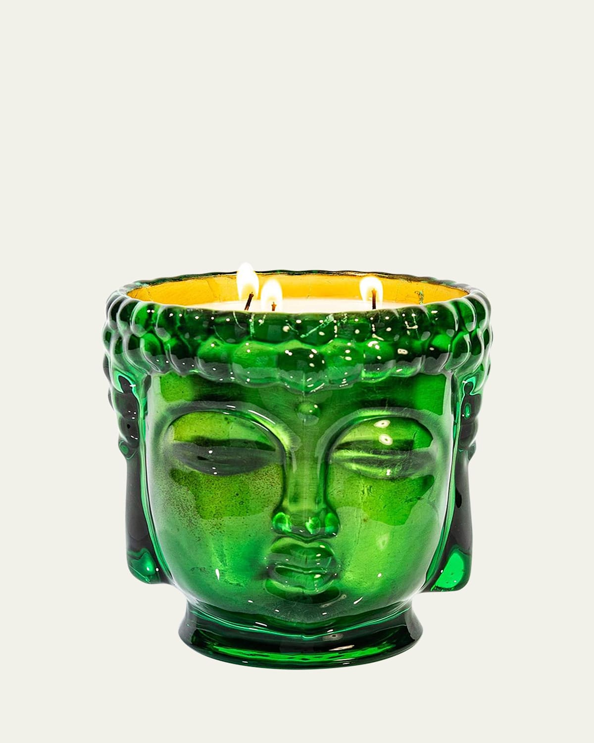 Thompson Ferrier 40 oz Cleopatra Buddha Candle In Emerald Green