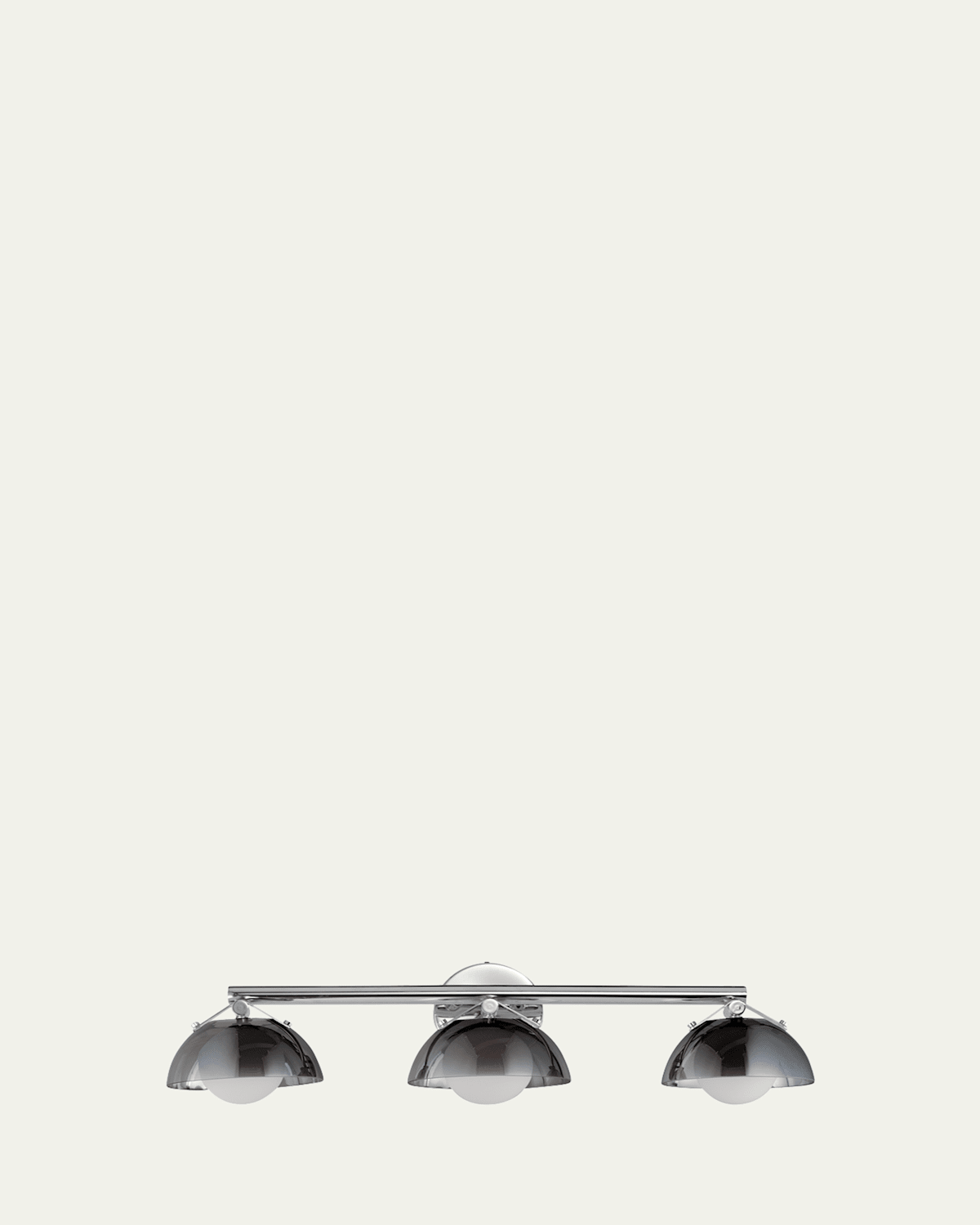 STUDIO M MAT SANDERS DESIGN FROM STUDIO M DOMAIN 3-LIGHT WALL SCONCE - SMOKE/BRASS 