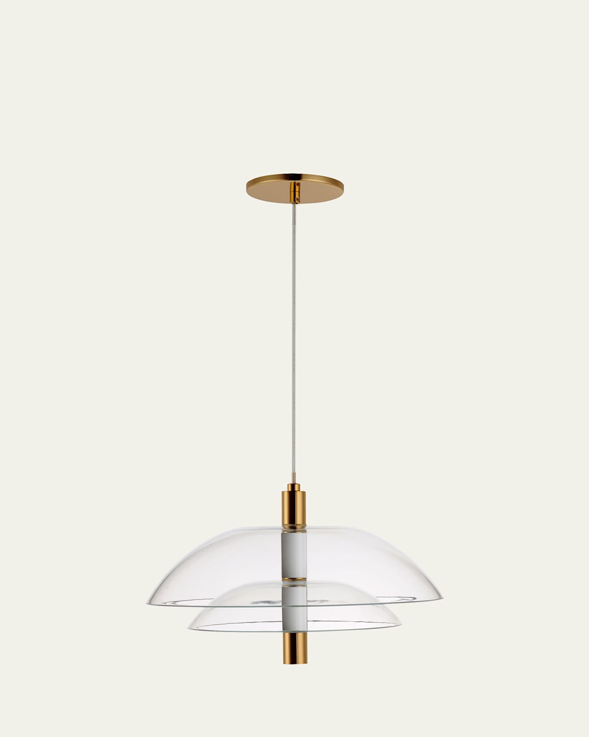 Studio M Nina Magon design from  Arya Single Pendant - Clear Black Nickel